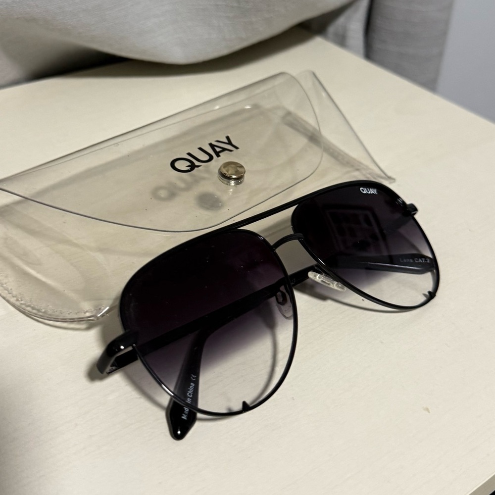 Quay Australia Black Sunglasses